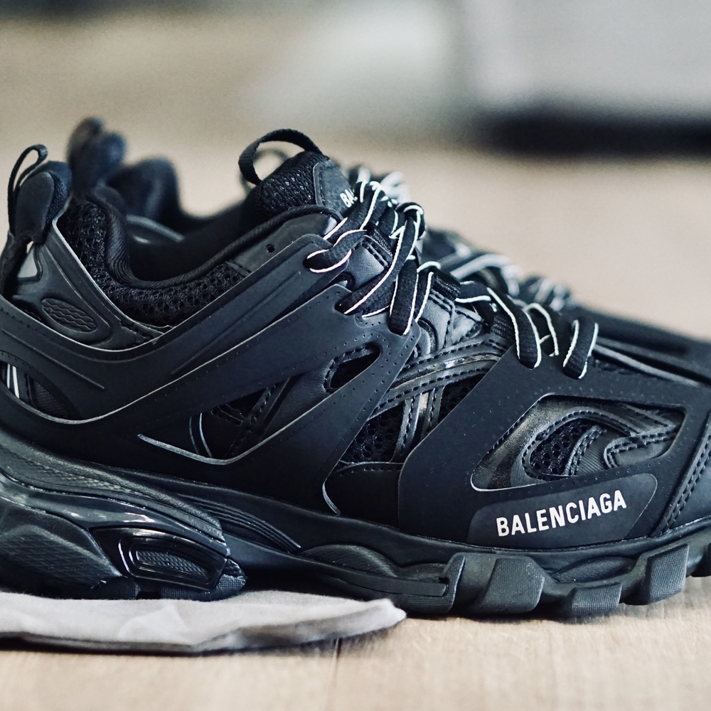 Balenciaga Track Sneakers Black Size 37 Women's (7 US) NWOB